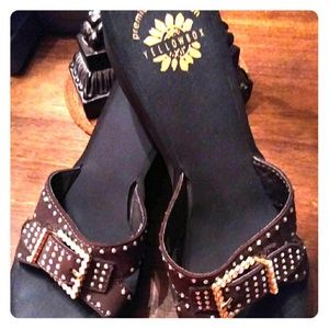 Yellowbox Wedge Sandles New!